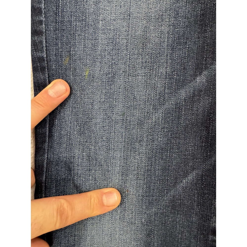 American Eagle Outfitters Jeans‎ Womens 8 Blue Skinny Viscose Stretch Whiskered - Picture 3 of 16